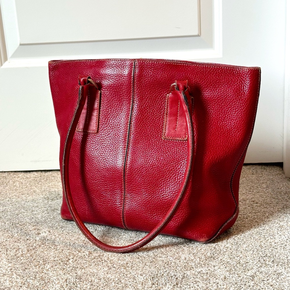 CATS | Red Leather Tote *GENUINE*